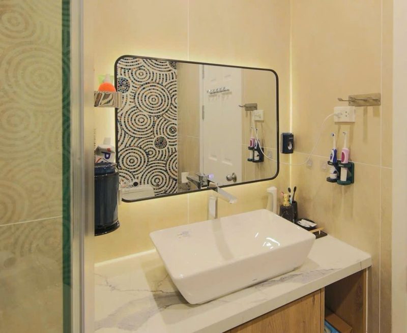 Gương khung nhôm chữ nhật - D805 - Hình ảnh 13