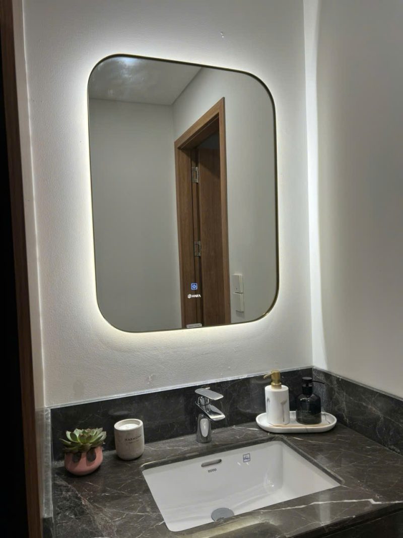 Gương khung nhôm chữ nhật - D805 - Hình ảnh 10