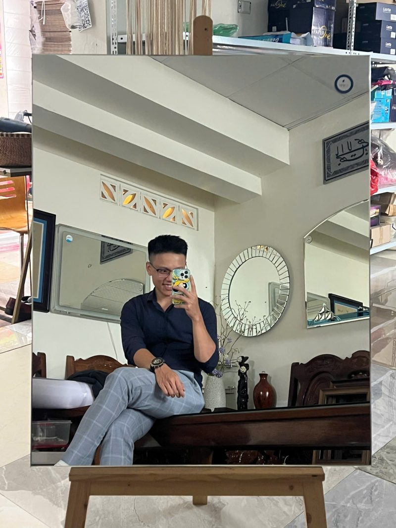 Gương Trơn Treo Tường Hình Chữ Nhật - 124 - Hình ảnh 3
